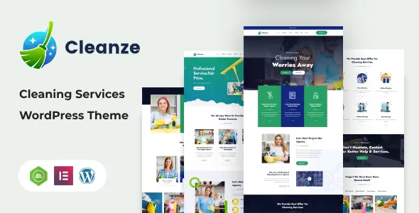 Cleanze - Cleaning Service WordPress Theme + RTL