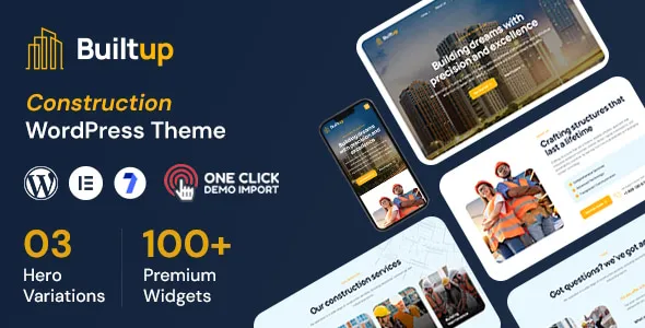 Builtup - Construction Company WordPress Theme