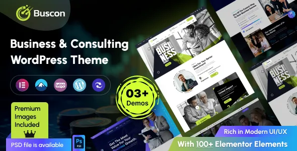 Buscon - Business Consulting WordPress Theme