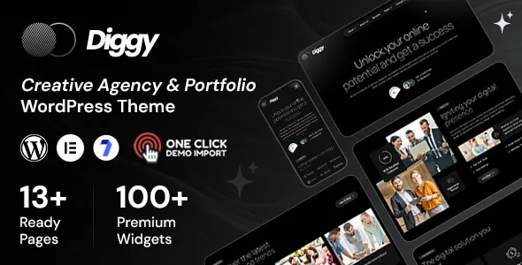 Diggy - Creative Agency WordPress Theme