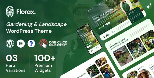 Florax - Landscaping WordPress Theme