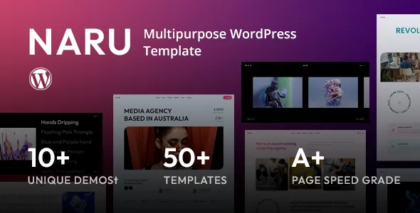 Naru - Multipurpose Portfolio WordPress Theme