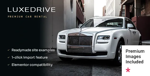 LuxeDrive - Limousine and Car Rental WordPress Theme