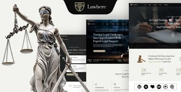 Lawhere - Attorney WordPress Theme