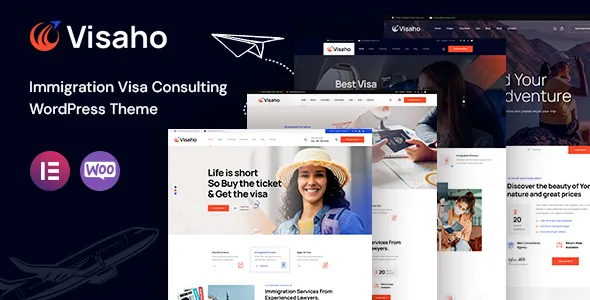 Visaho - Immigration and Visa Consulting WordPress Theme