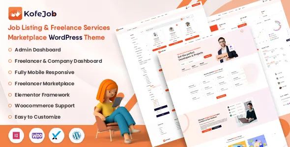 KofeJob - Job Board and Freelance Marketplace WordPress Theme