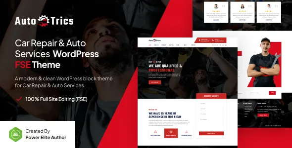 AutoTrics – Car Repair & Auto Service Gutenverse FSE WordPress Block Theme