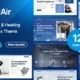 Coolair – Air Conditioning & Heating HVAC WordPress Theme