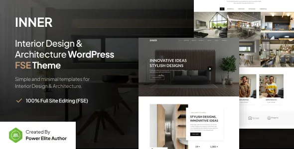 Inner – Interior Design & Architecture Gutenverse FSE WordPress Block Theme