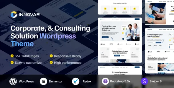 Innovar - Consulting Business WordPress Theme