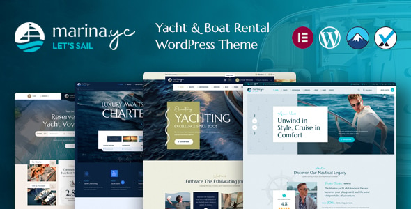 Marina - Yacht Club and Rental Boat WordPress Theme