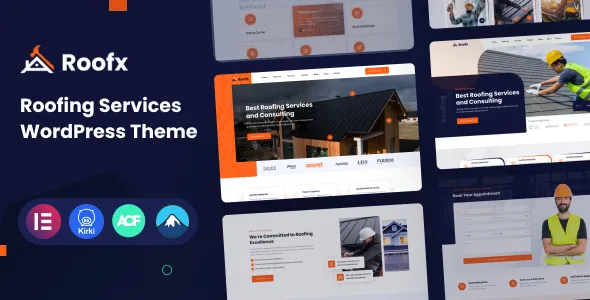 Roofx - Roofing Services WordPress Theme
