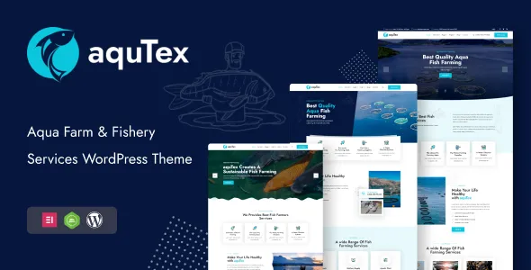Aqutex - Aqua Farm & Fishery Services WordPress Theme + RTL