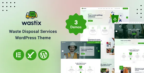 Wastix - Waste Disposal Services WordPress Theme
