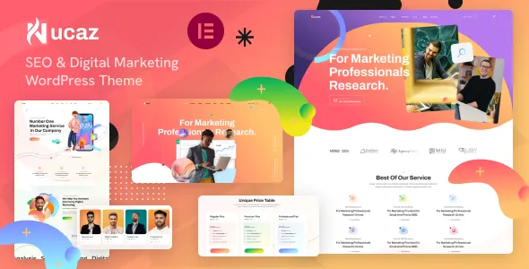 Nucaz - Digital Marketing & SEO WordPress Elementor Theme