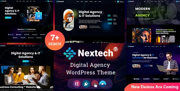 Nextech - Digital Agency Elementor WordPress Theme