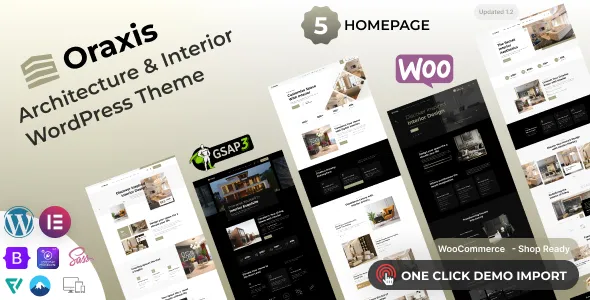 Oraxis - Architecture and Interior Design WordPress Theme