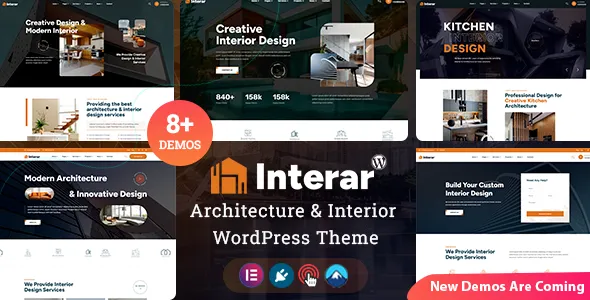 Interar - Interior & Architecture Elementor WordPress Theme
