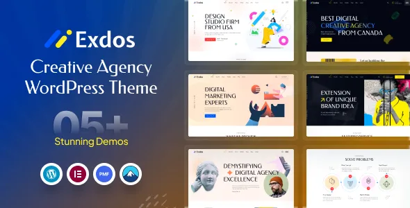 Exdos - Digital Agency WordPress Theme