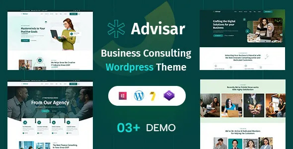 Advisar – Business Consulting WordPress Theme