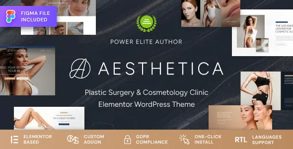 Aesthetica - Plastic Surgery & Beauty Clinic WordPress Theme