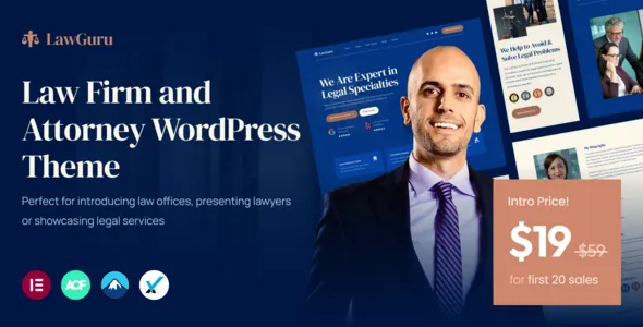LawGuru – WordPress Theme for Law Firms & Attorneys