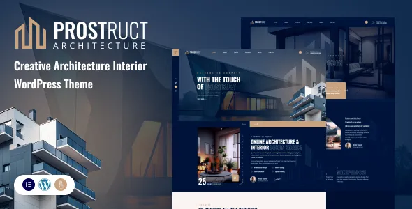 Prostruct - Architecture and Interior Design WordPress Theme + RTL