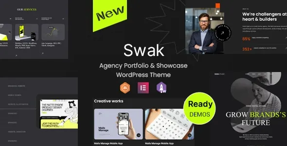 Swak - Agency Portfolio & Showcase WordPress Theme
