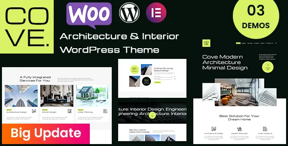 Cove - Architecture & Interior WordPress Theme