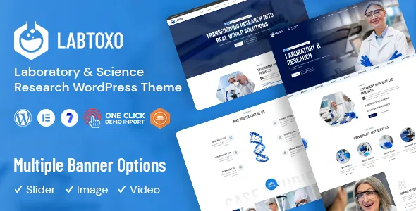 Labtoxo – Laboratory & Science Research WordPress Theme