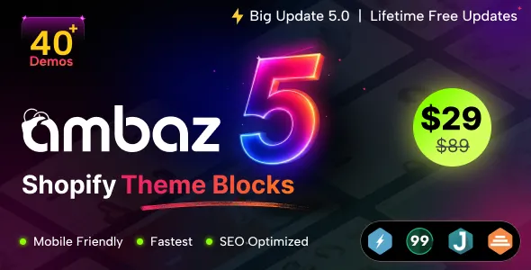 Ambaz - Multipurpose Shopify Theme OS 3.0 (Theme Block)