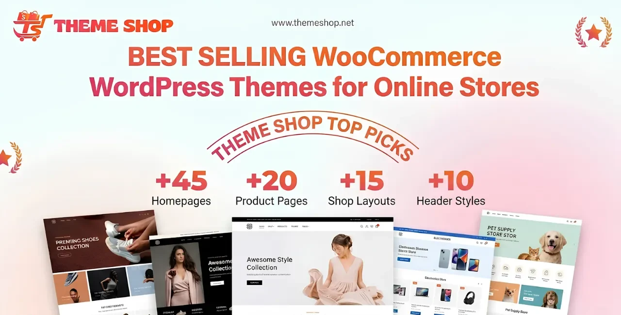 Best Selling WooCommerce WordPress Themes for Online Stores