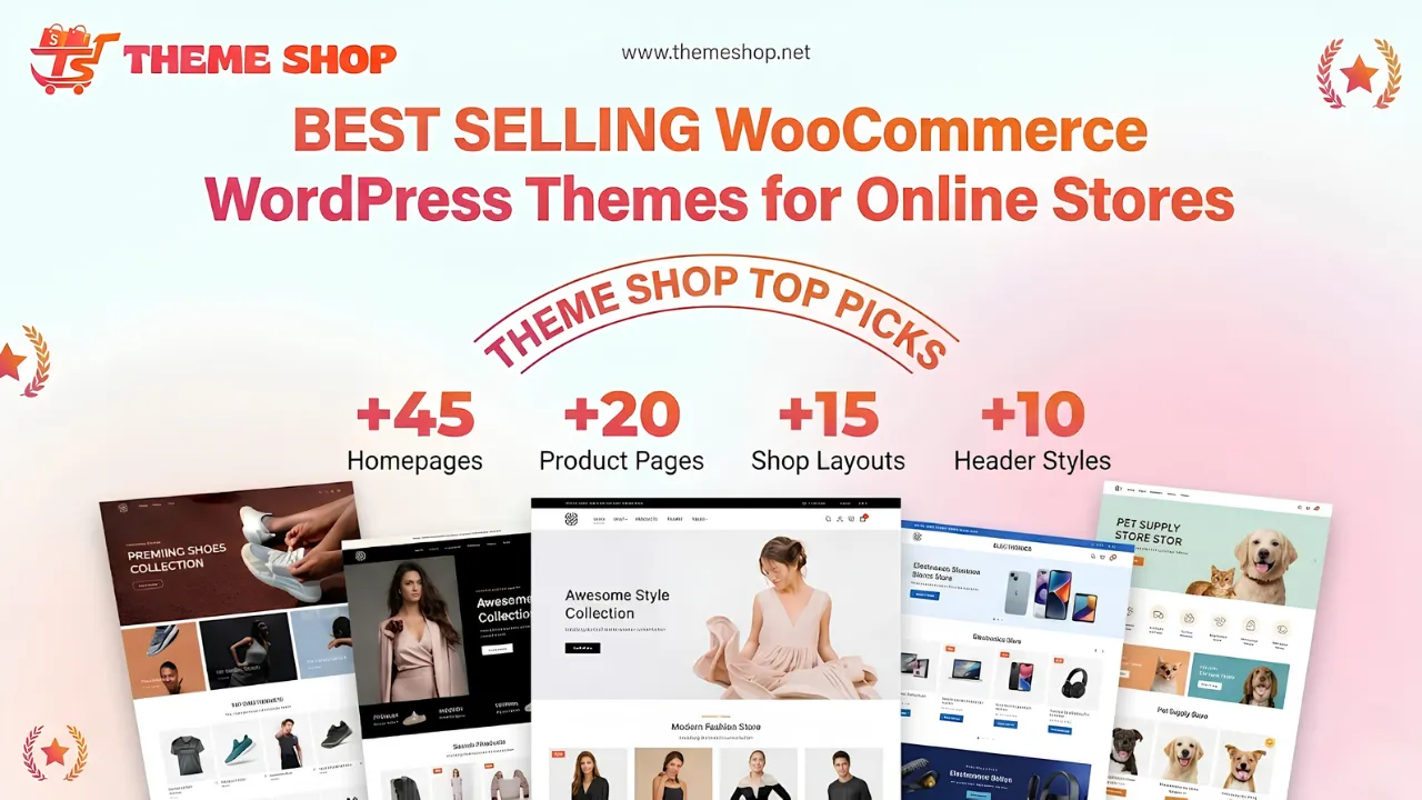 Best Selling WooCommerce WordPress Themes for Online Stores