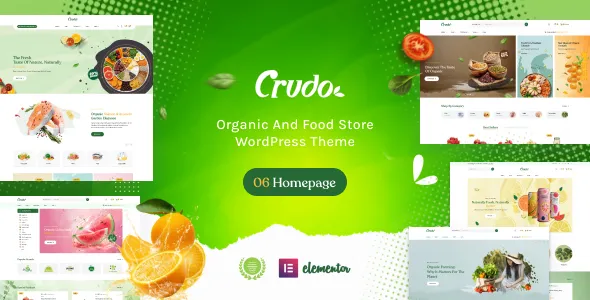 Crudo – Organic and Food Store WordPress Theme