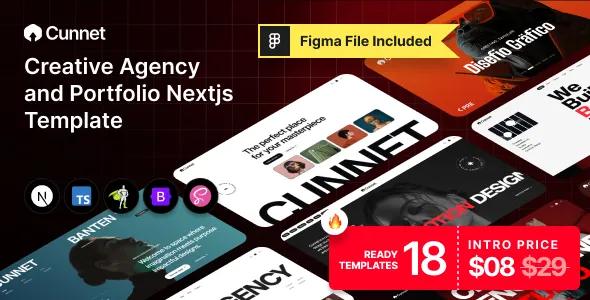 Cunnet - Creative Agency & Portfolio Nextjs Template