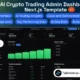 DefibotX – AI Crypto Trading Admin Dashboard Next.js Template