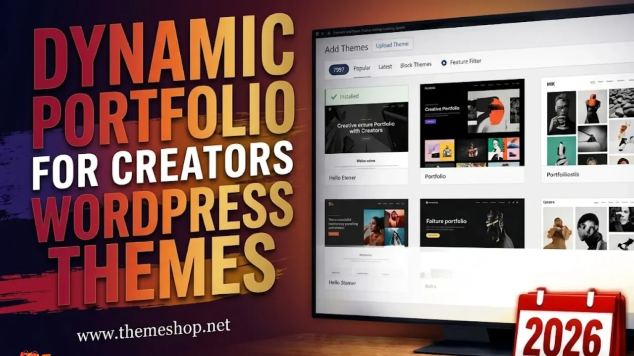 Dynamic Portfolio WordPress Themes for Creators