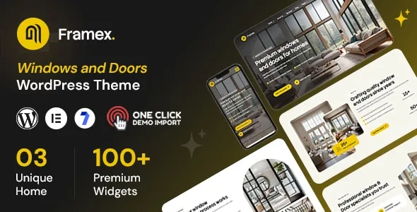Framex - Windows and Doors WordPress Theme