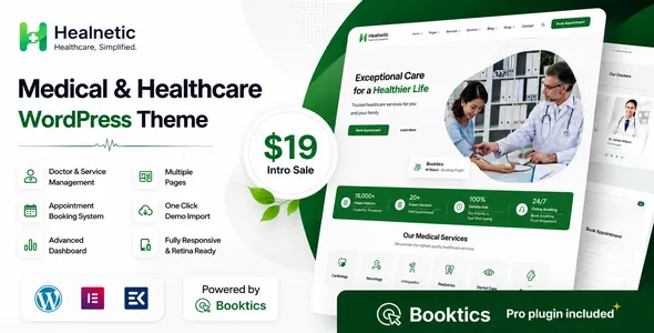 Healnetic - Medical & Healthcare WordPress Theme