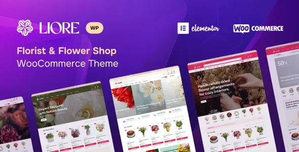 Liore - Florist & Flower Shop WooCommerce Theme