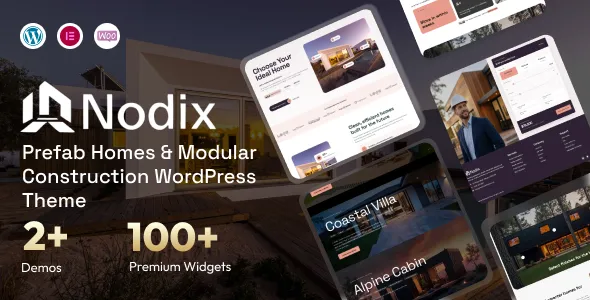 Nodix – Prefab Homes & Modular Construction WordPress Theme