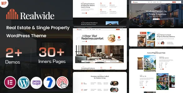Realwide - Real Estate WordPress Theme