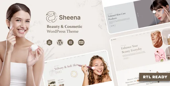 Sheena – Beauty Cosmetic Shop WordPress Theme Latest