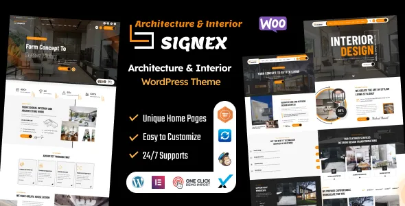 Signex - Architecture & Interior Design WordPress Theme