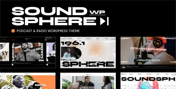 SoundSphere - Podcast & Radio WordPress Theme