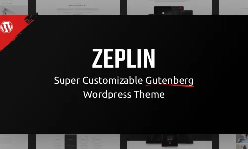 Zeplin | Creative Gutenberg One Page WordPress Theme
