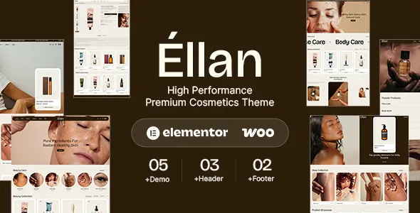 Ellan — Beauty & Skincare WordPress WooCommerce Theme
