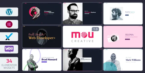 Mou - Creative Portfolio & Agency WordPress Theme