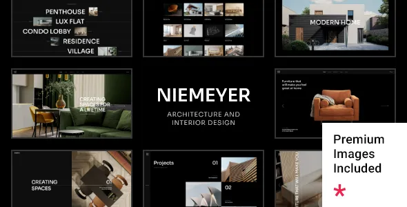 Niemeyer - Architecture and Interior Design WordPress Theme