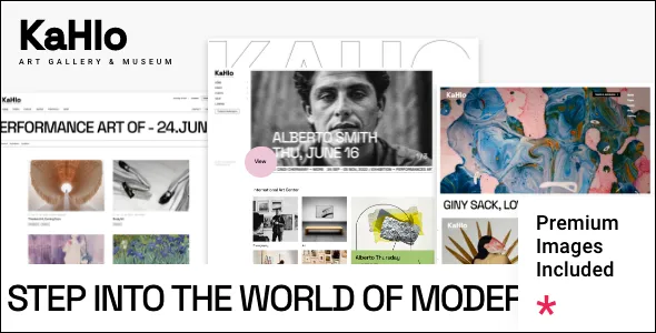 Kahlo - Art Gallery and Museum WordPress Theme